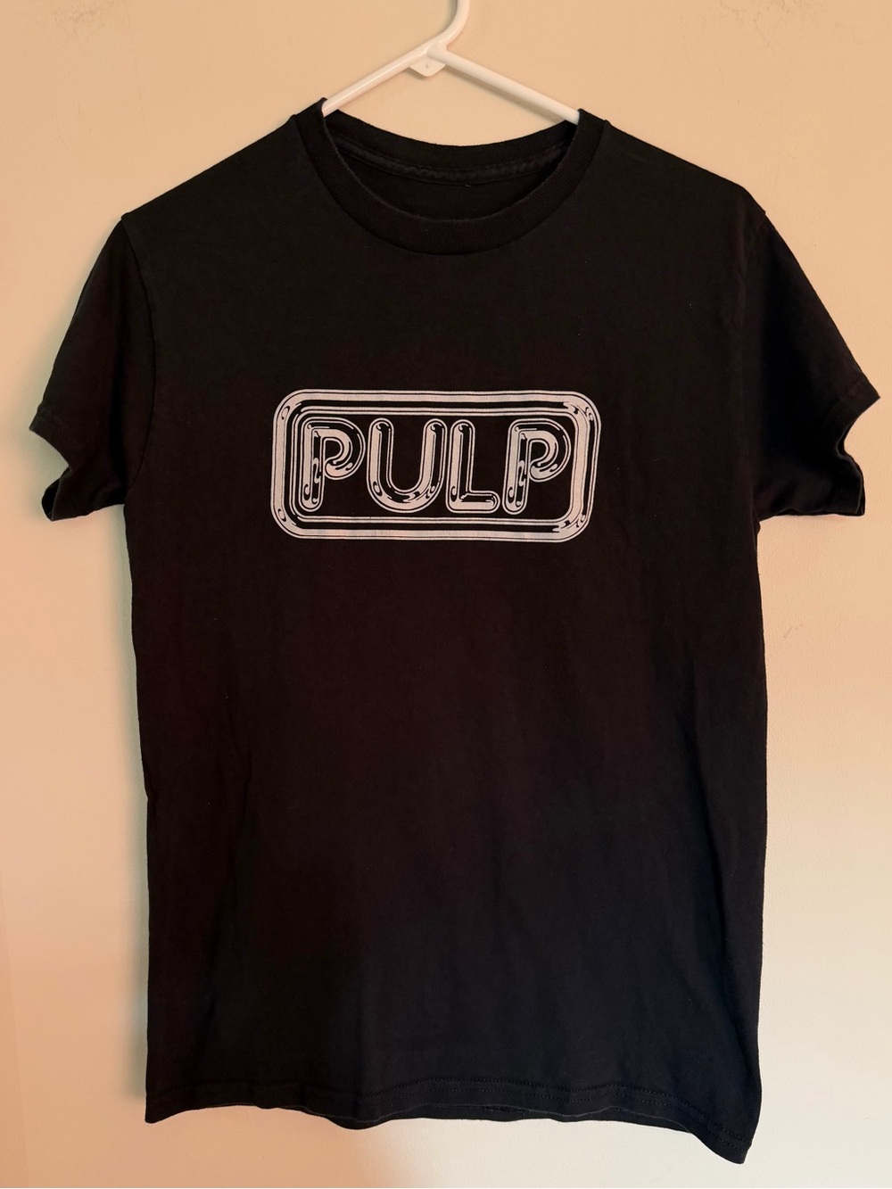 PULP Band Different Class Logo Black T-Shirt Official Unisex S/M
